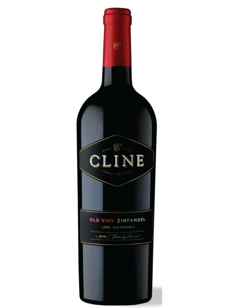 Cline Contra Costa County Old Vine Zinfandel 2020 bottle, bold red wine from California, 750ml
