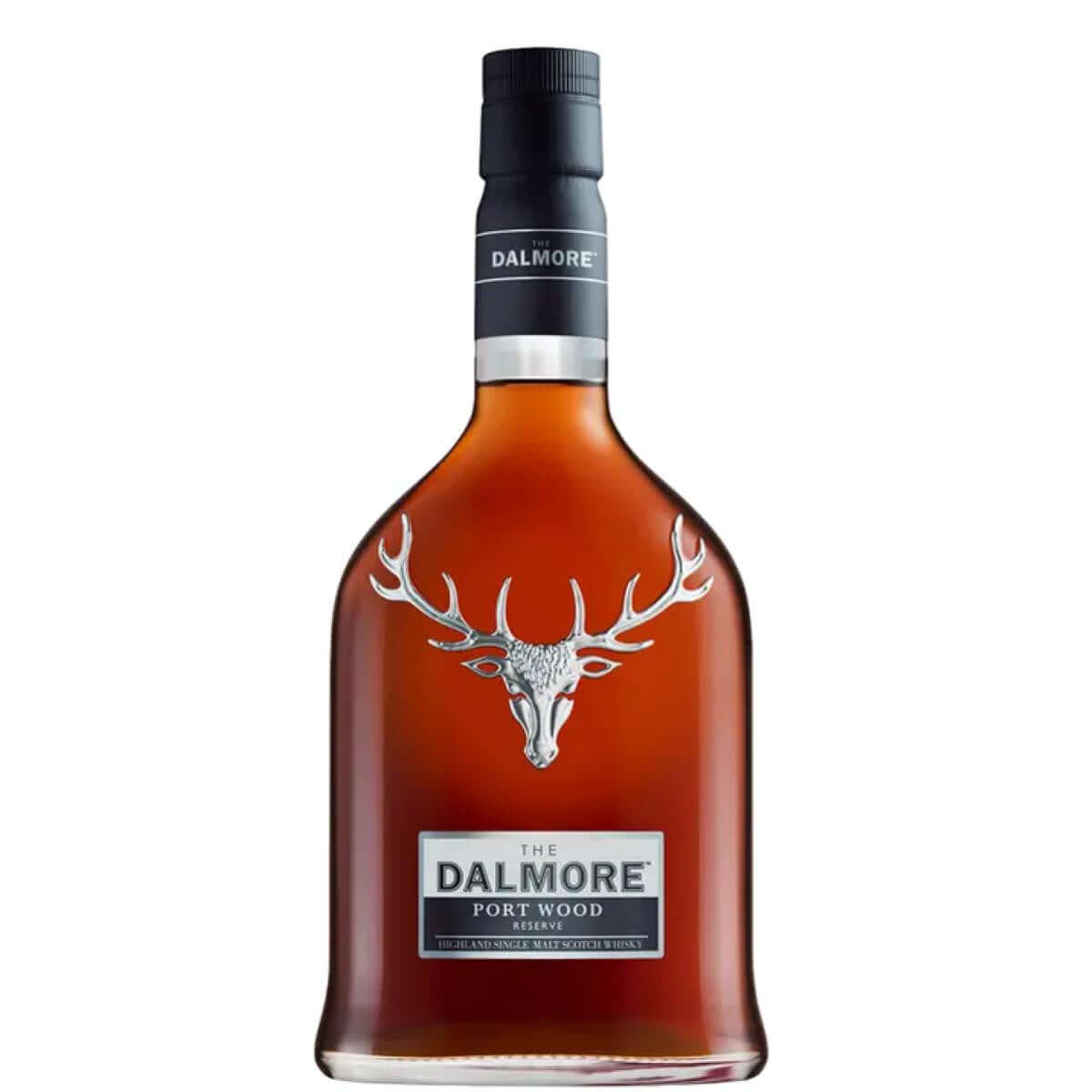 Dalmore Port Wood Reserve 750ml bottle, single malt Scotch whisky, Highland distillery, elegant design, 46.5% ABV