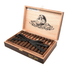 Open box of Deadwood Sweet Jane cigars, displaying 24 handcrafted medium-strength Nicaraguan maduros with a sweet, aromatic profile.
