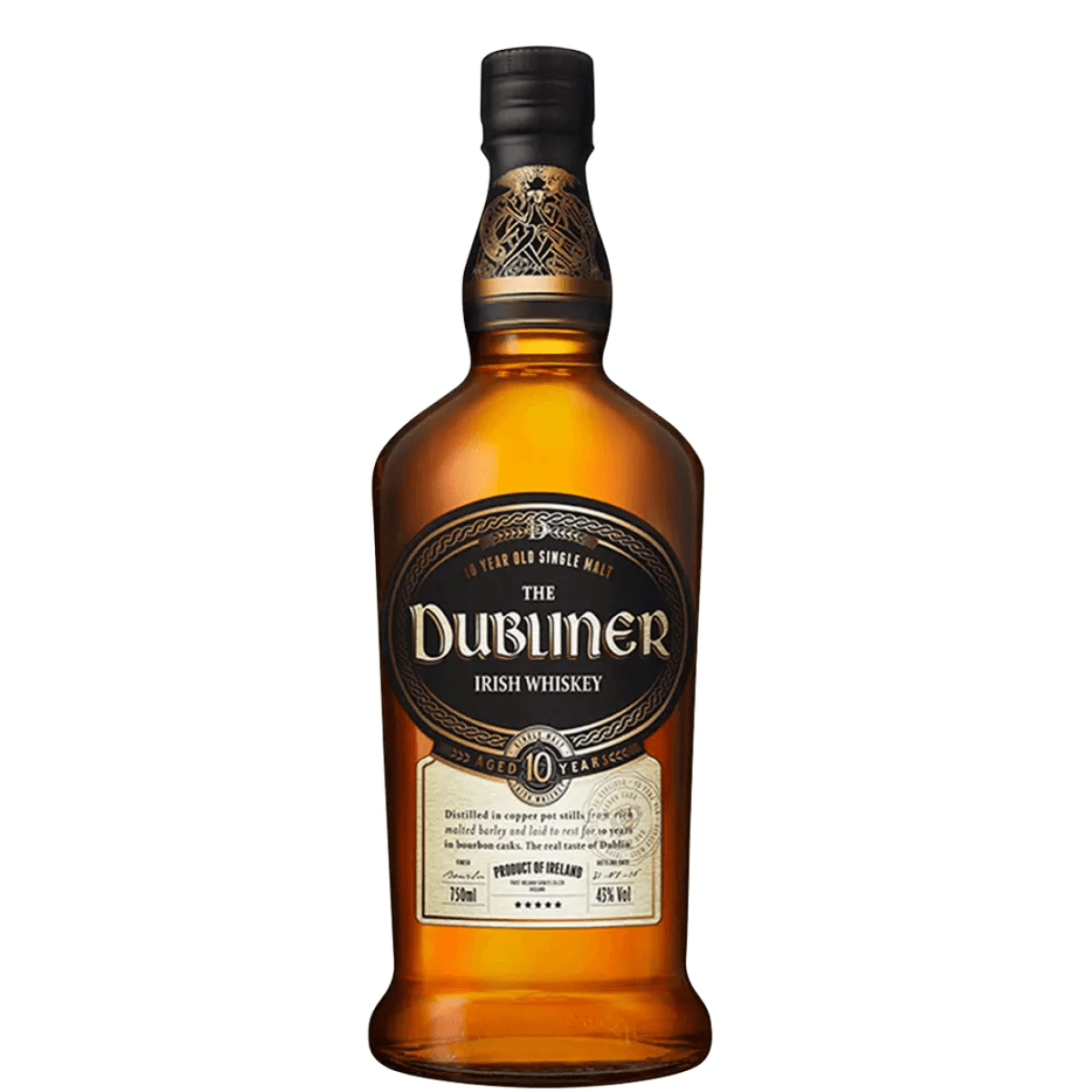 Dubliner 10YR Irish Whiskey 750ml
