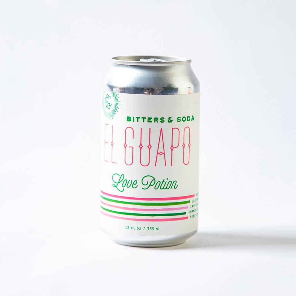 El Guapo Bitters & Soda Love Potion 4 Pack | 12oz Cans