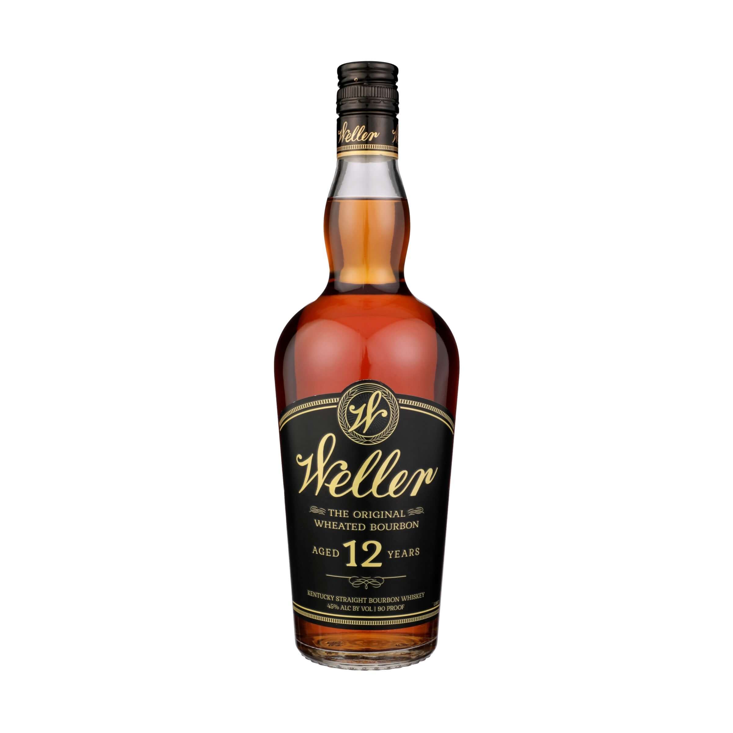 Bottle of Weller 12 Year Wheated Bourbon 750ml from Buffalo Trace Distillery in Kentucky