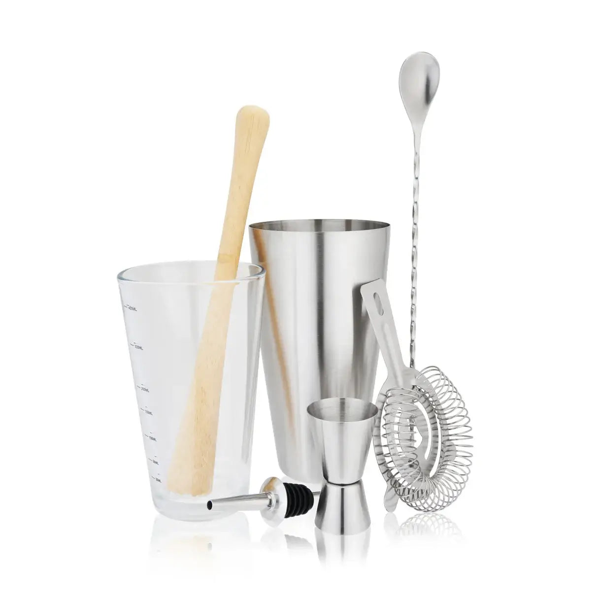 True 7-Piece Mixologist Barware Set