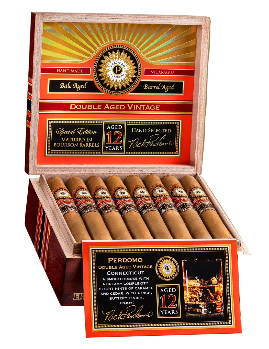 Perdomo Double Aged 12YR Gordo Extra Connecticut 24ct BOX - Perdomo cigar