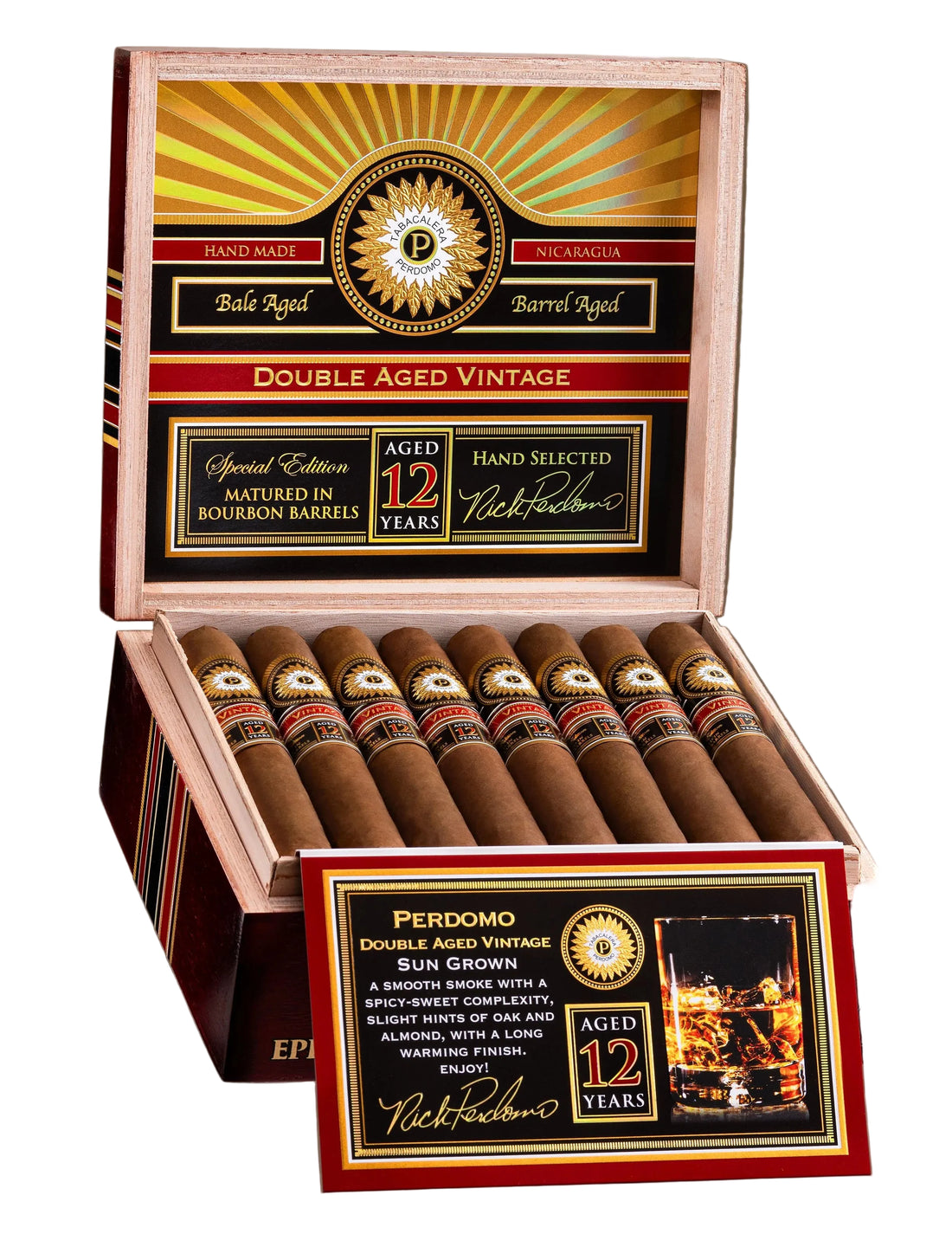 Perdomo Double Aged 12YR Gordo Extra Sun Grown 24ct BOX - Perdomo cigar