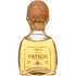 Patrón Añejo Tequila 50ml bottle, aged in French, Hungarian, and American barrels, from Atotonilco El Alto, Jalisco.