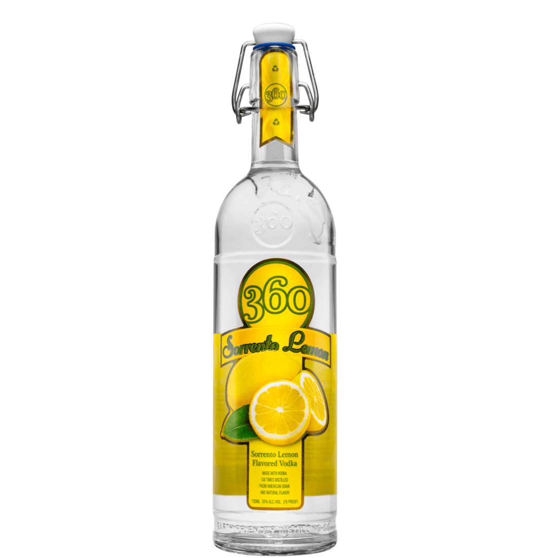 360 Sorrento Lemon Vodka 750ml
