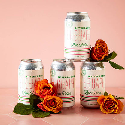 El Guapo Bitters &amp; Soda Love Potion 4 Pack | 12oz Cans
