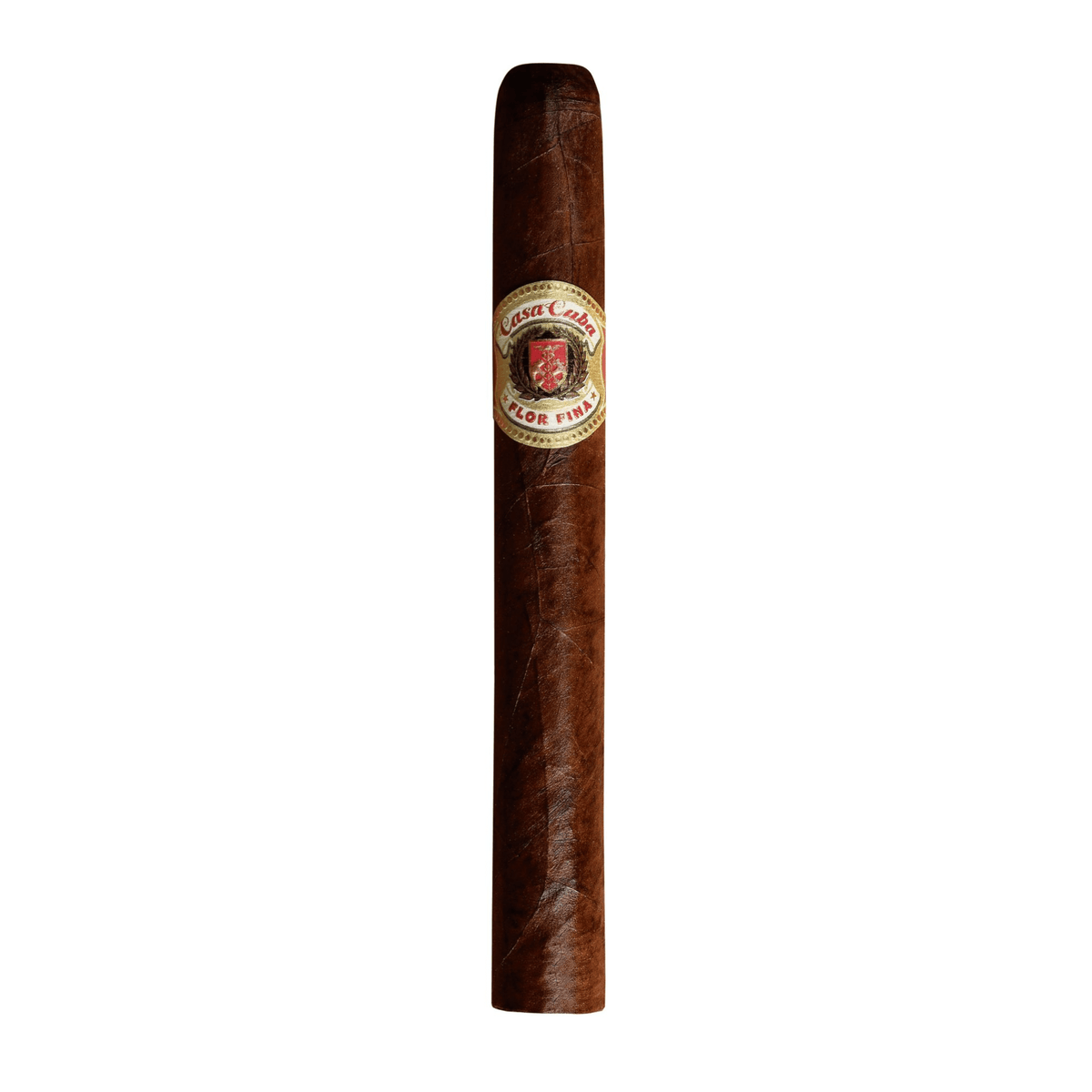 Arturo Fuente Casa Cuba Doble Seis cigar with label, from a 30-count box, showcasing rich brown wrapper.