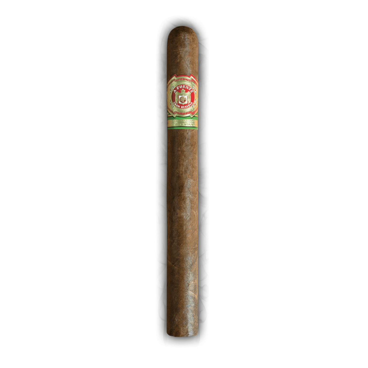 Arturo Fuente Churchill Natural cigar with Dominican and Connecticut Shade blend, 7.25 x 48 size, mild to medium strength.