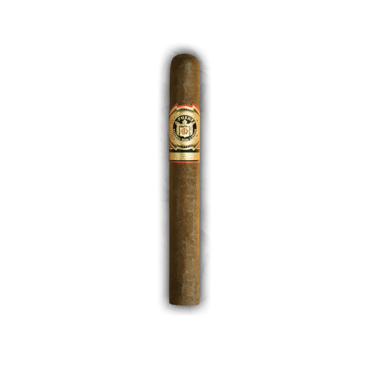 Arturo Fuente Don Carlos No. 3 cigar with Cameroon wrapper, medium to full strength, rich flavors of cedar and cocoa.