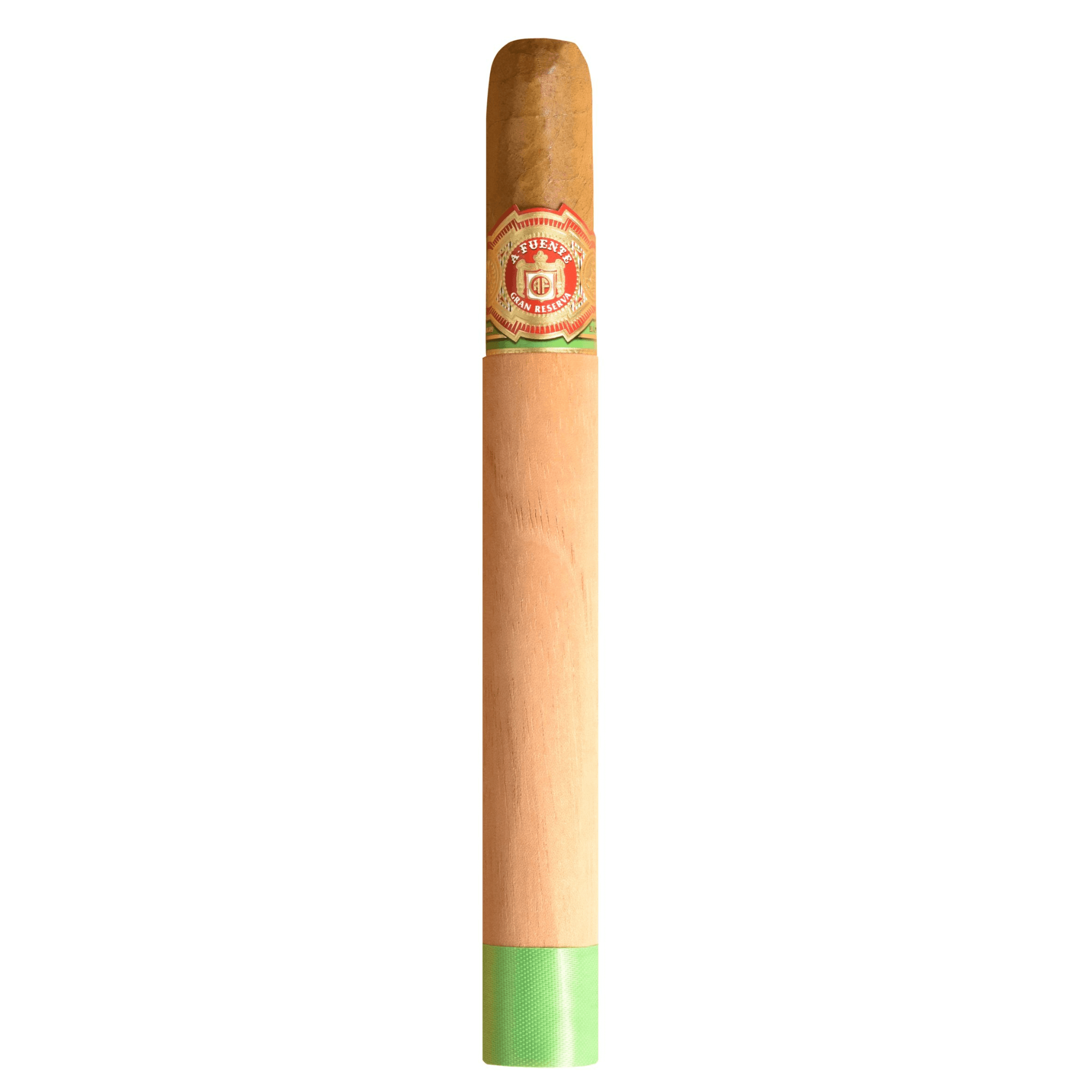 Arturo Fuente Royal Salute Natural cigar in individual packaging, showcasing premium craftsmanship.
