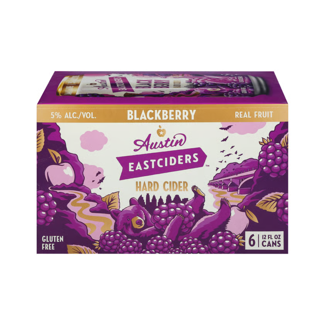 Austin Eastciders Blackberry Cider 6 Pack | 12oz Cans