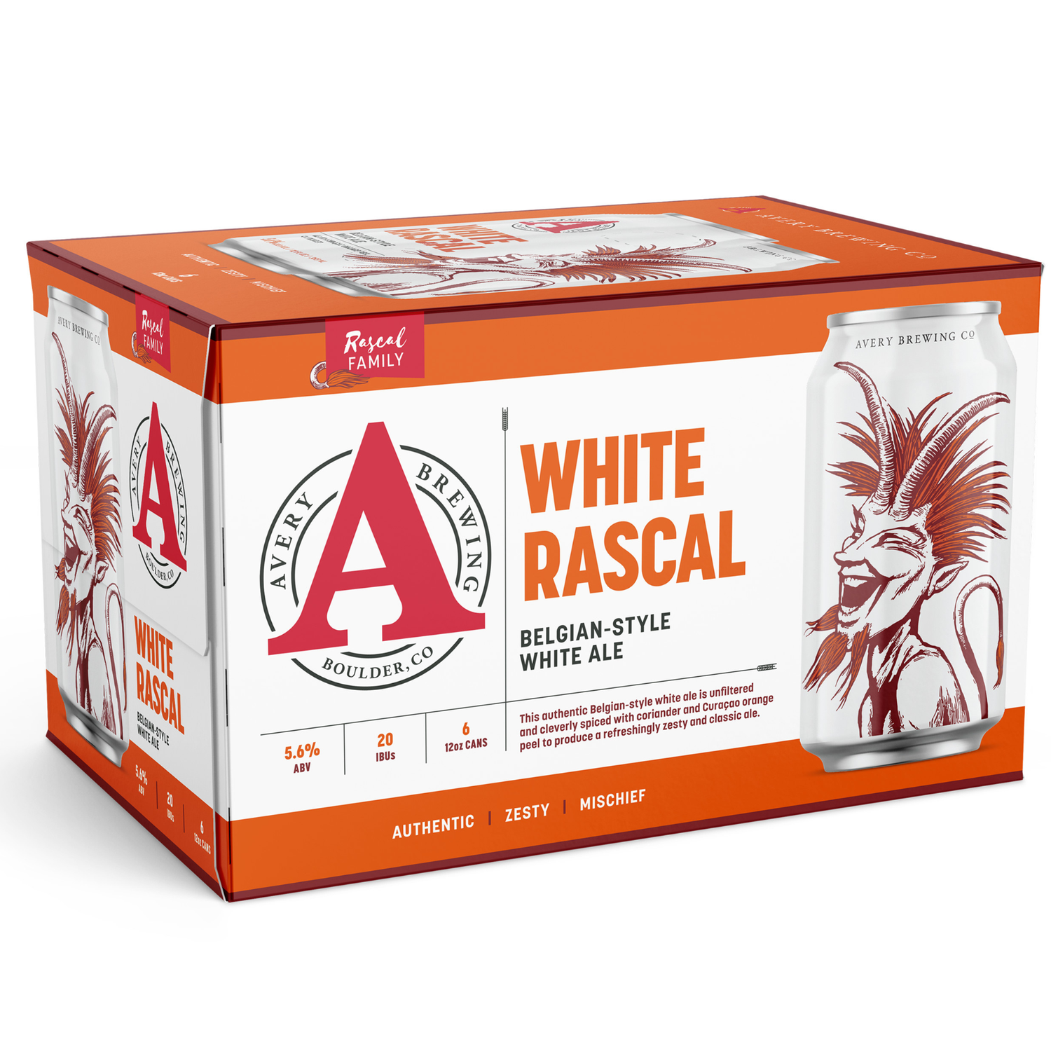 Avery Island Rascal Avery White Rascal 6 Pack | 12oz Cans – Park Plaza Liquor and Deli