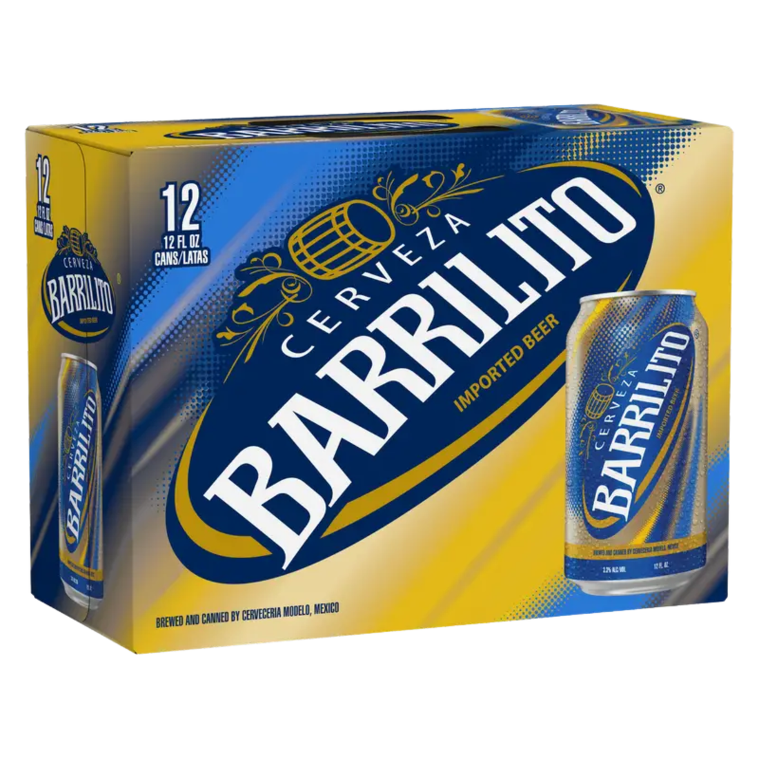 Barrilito Cerveza 12 Pack | 12oz Cans