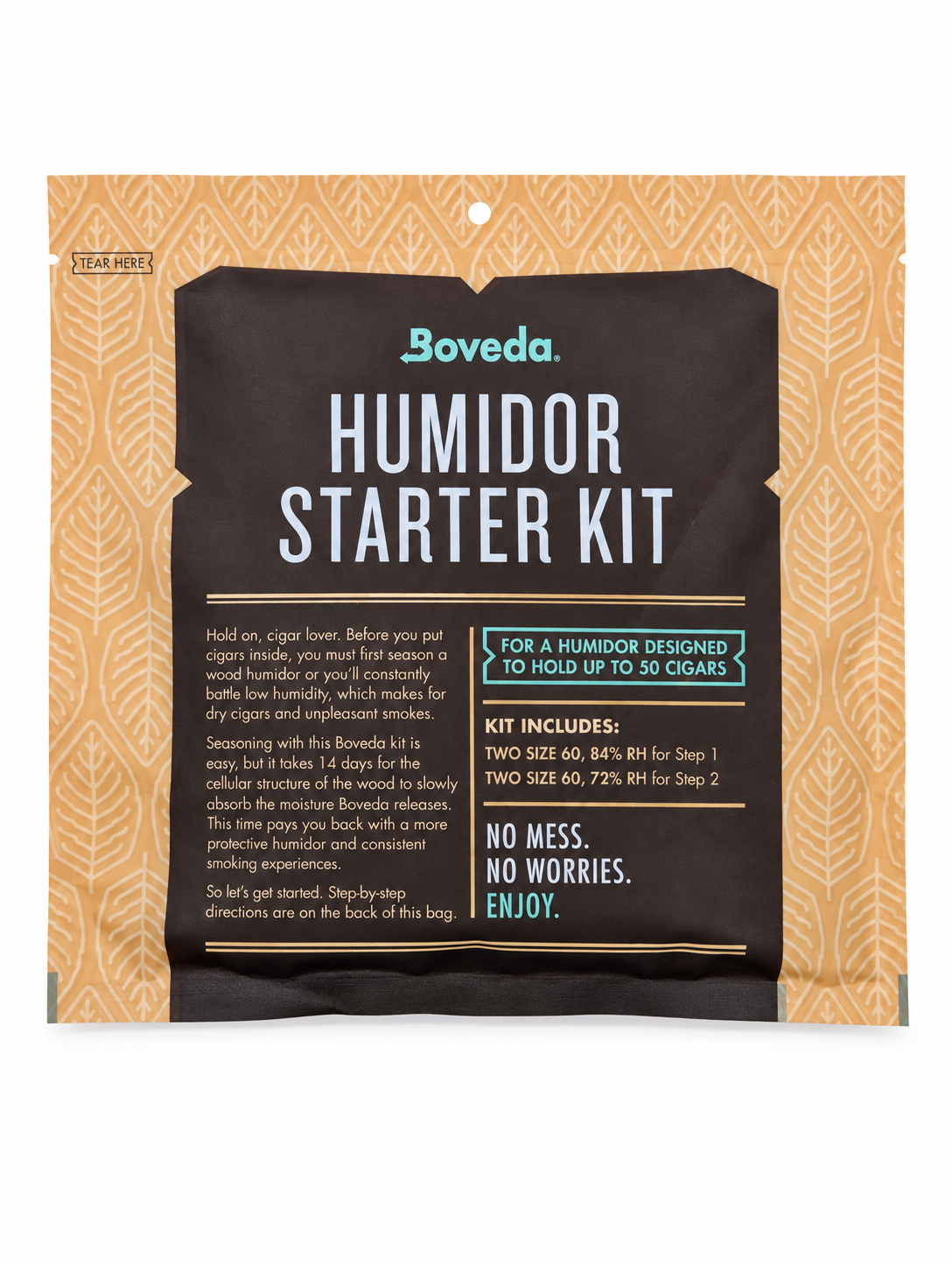 Boveda Humidor Starter Kit 2pk