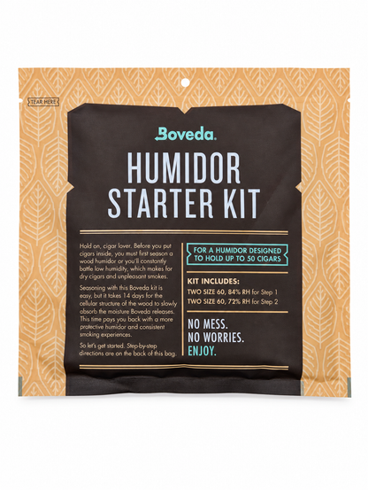 Boveda Humidor Starter Kit 2pk