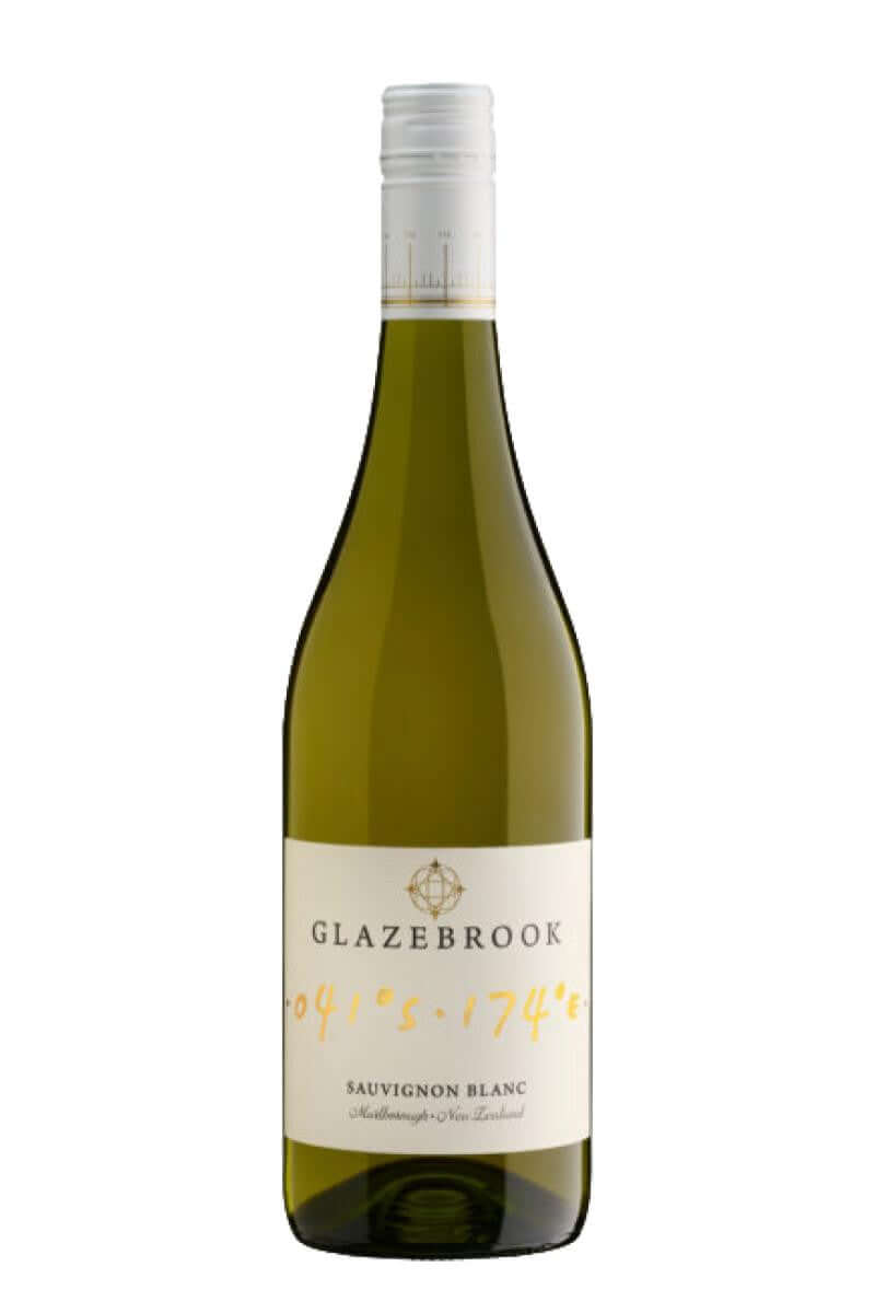 Glazebrook Sauvignon Blanc 2021 bottle, New Zealand dry white wine, 750ml, showcasing fresh fruit and citrus flavors.
