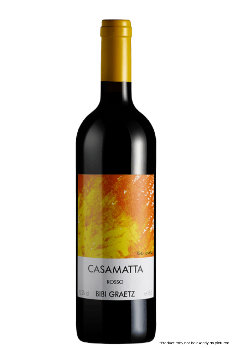 Type: Red Wine

Varietal: Sangiovese

Region: Toscana IGT

Country: Italy

Size: 750ml

ABV: 12.5%

Notes: Bibi Graetz founded his winery in 2000 on the grounds of his family’s home, Castello di Vincigliata which is located in the hills of Fiesole just north of Florence, Italy. The 7.4 acre vineyard that surrounds the Castello was planted by Bibi’s parents in 1971. A graduate of the dell’Arte in Florence, this artist-turned-winemaker began producing classic Tuscan varietals in the 1990’s when the family’s v