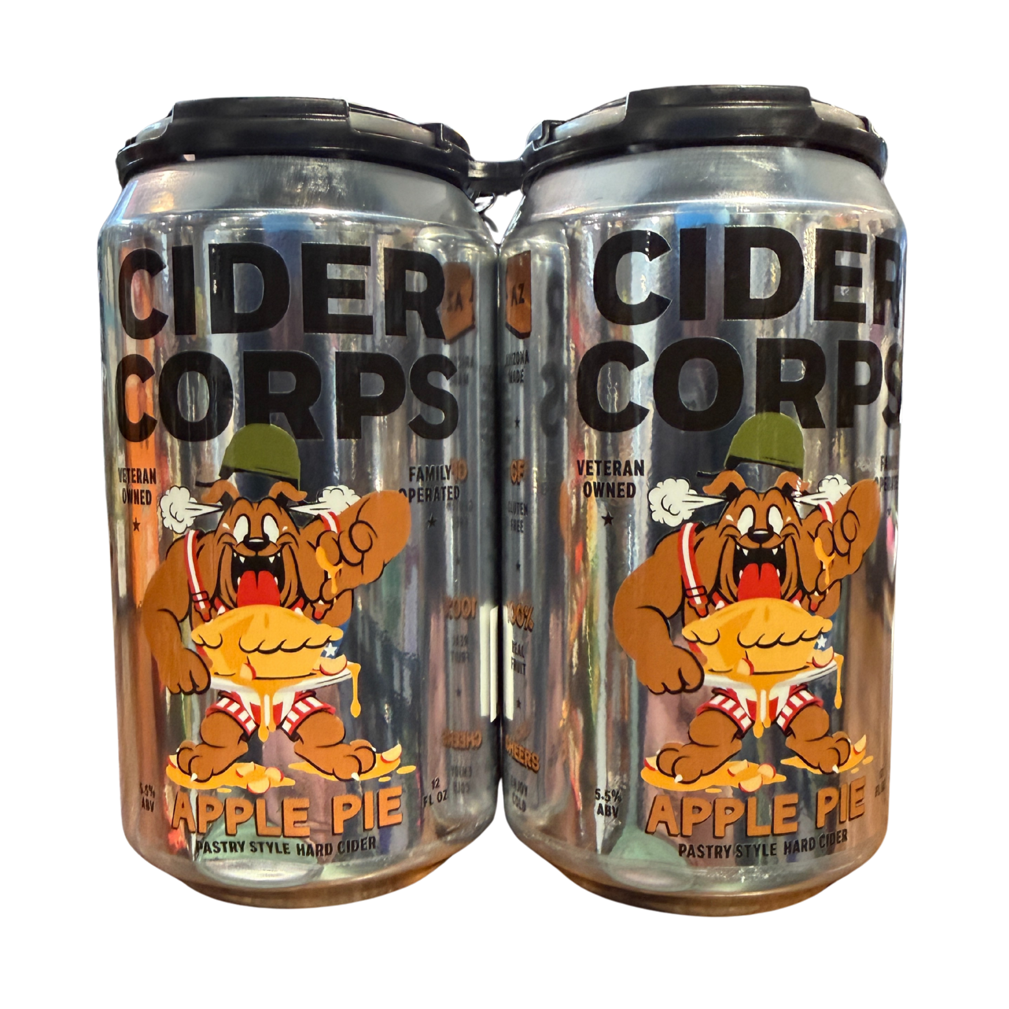 Cider Corp We The People American Apple Pie 4 Pack | 12oz CAN