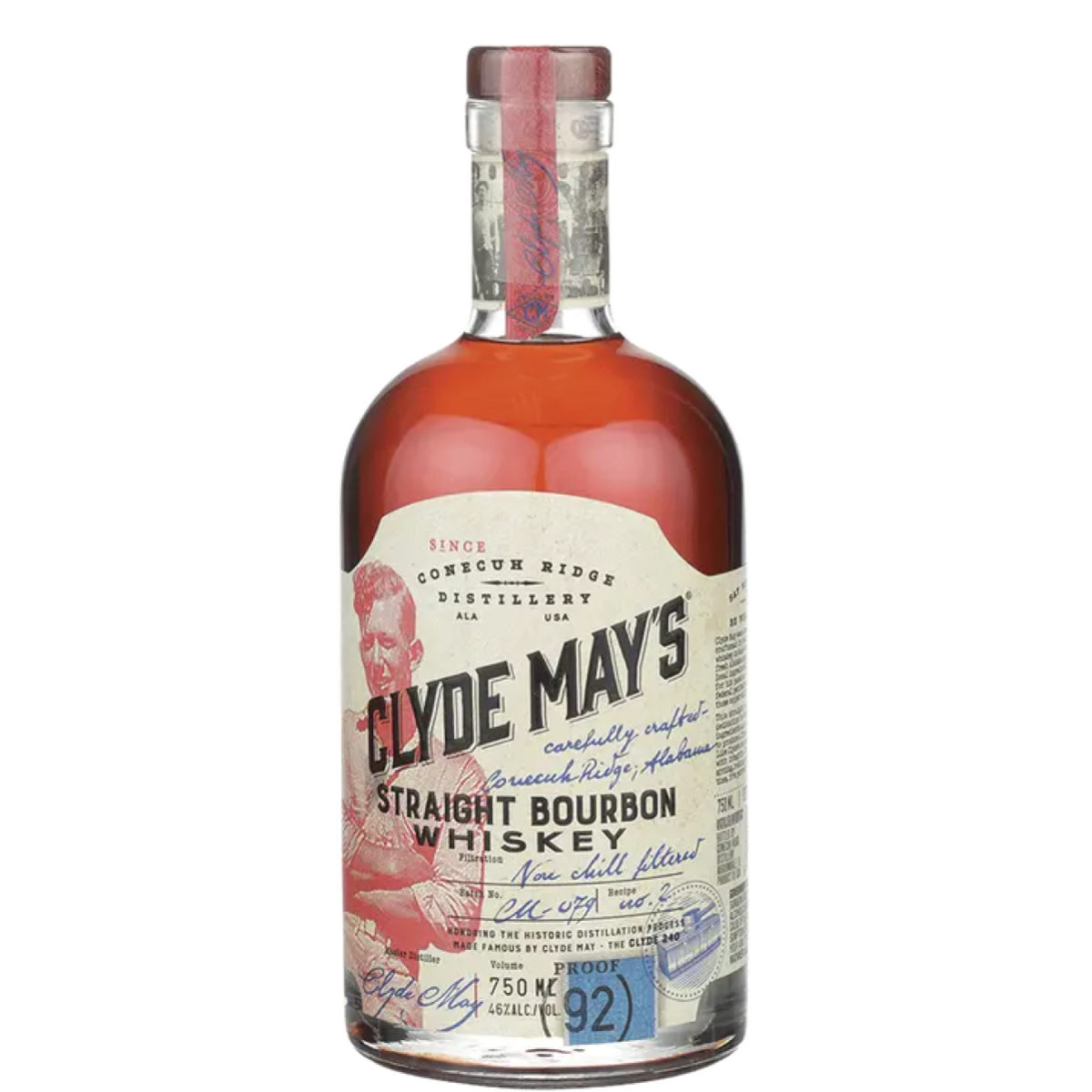 Clyde Mays Straight Bourbon Whiskey 750ml