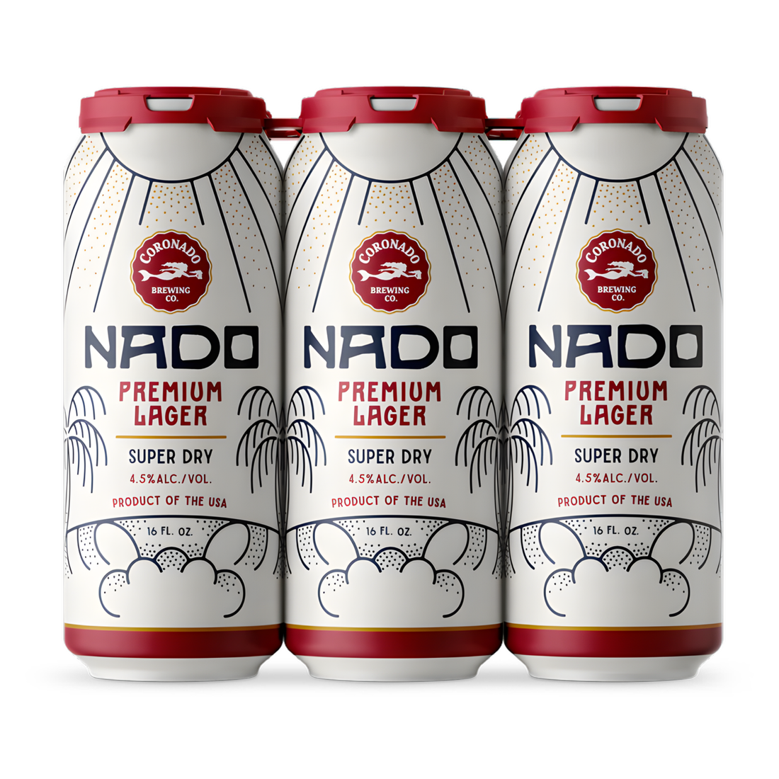 Coronado Nado Premium Lager 6 Pack | 16oz Cans