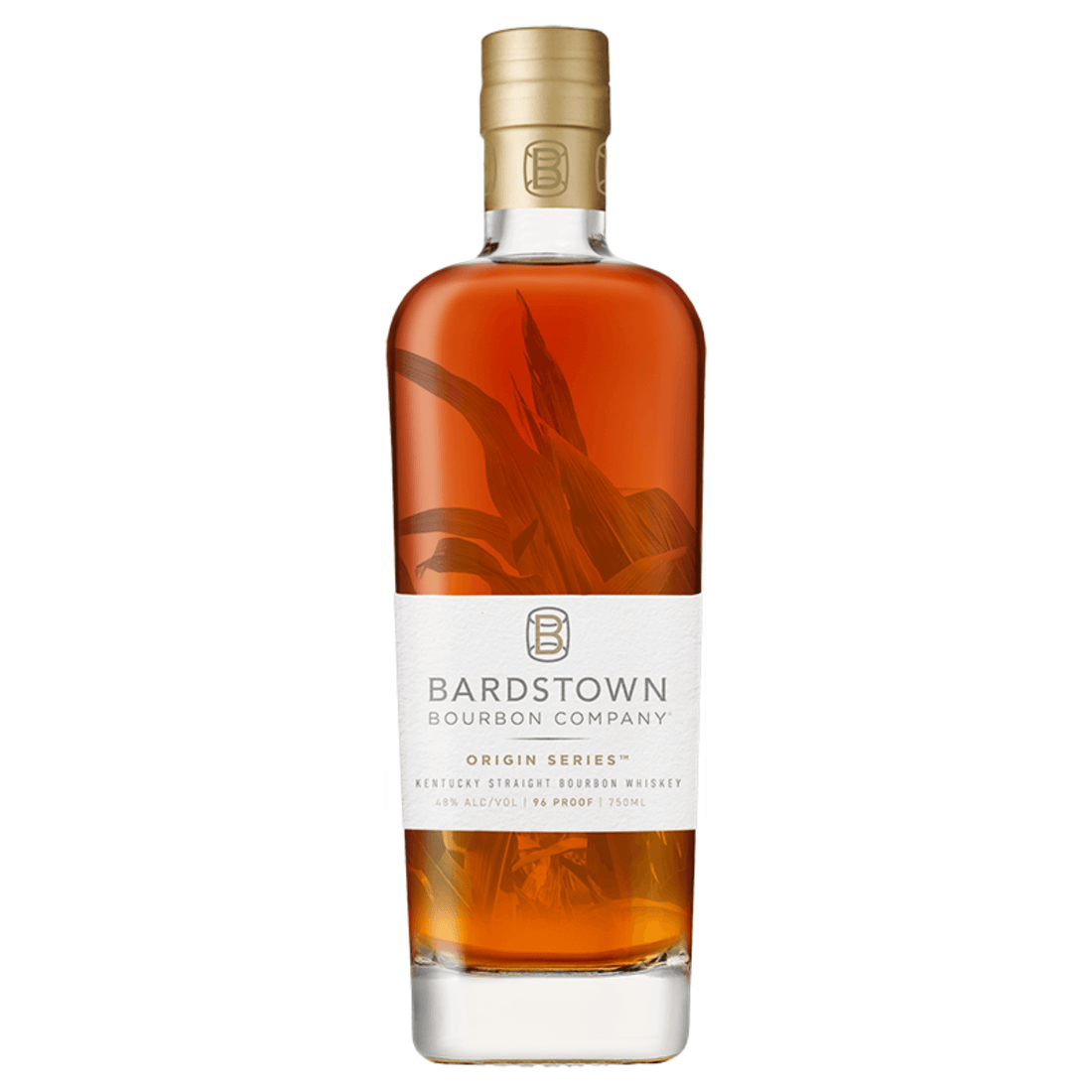 Bardstown Bourbon Company Origin Series Kentucky Straight Bourbon Whiskey 750ml bottle with 48% ABV from Bardstown, Kentucky.