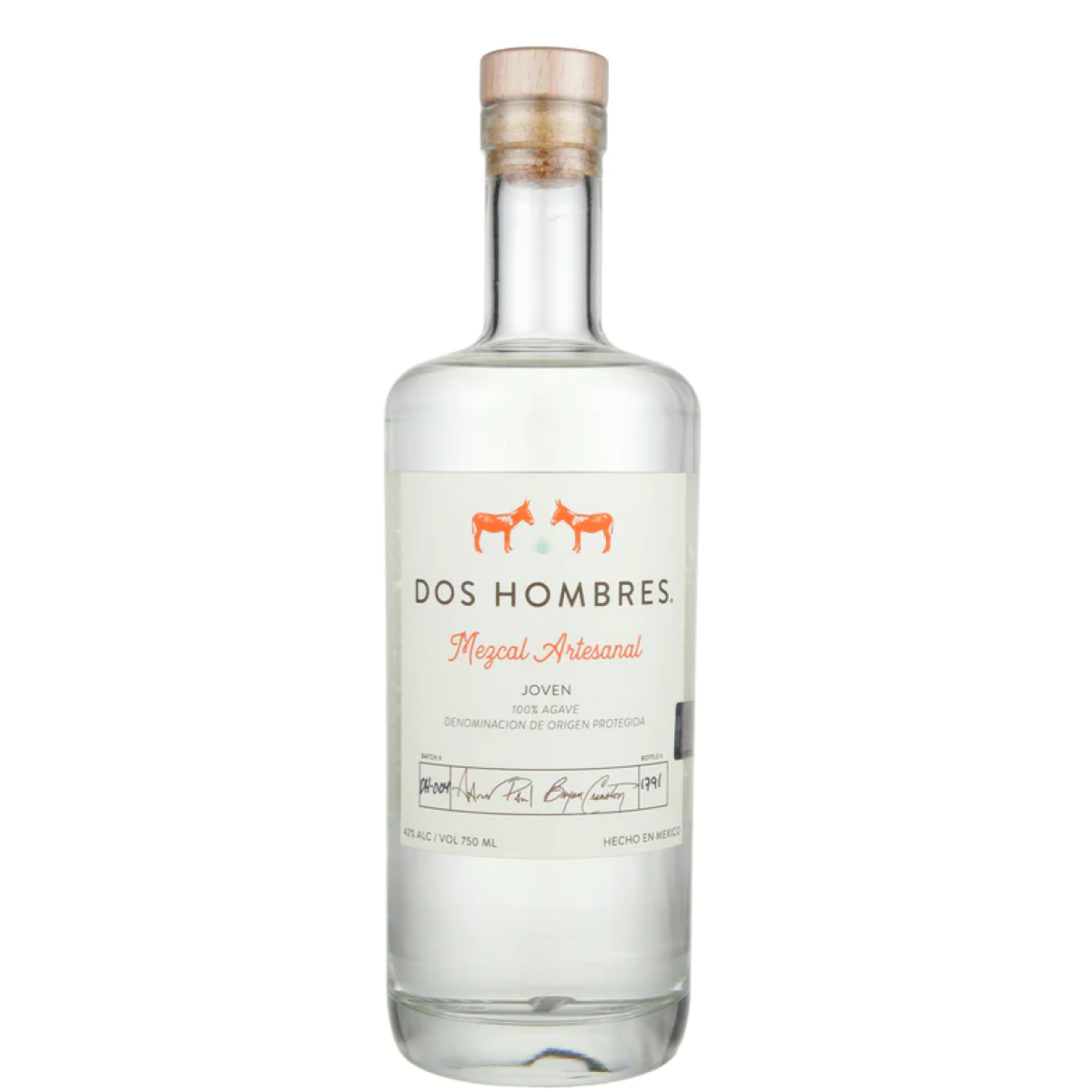 Dos Hombres Mezcal Joven 750ml