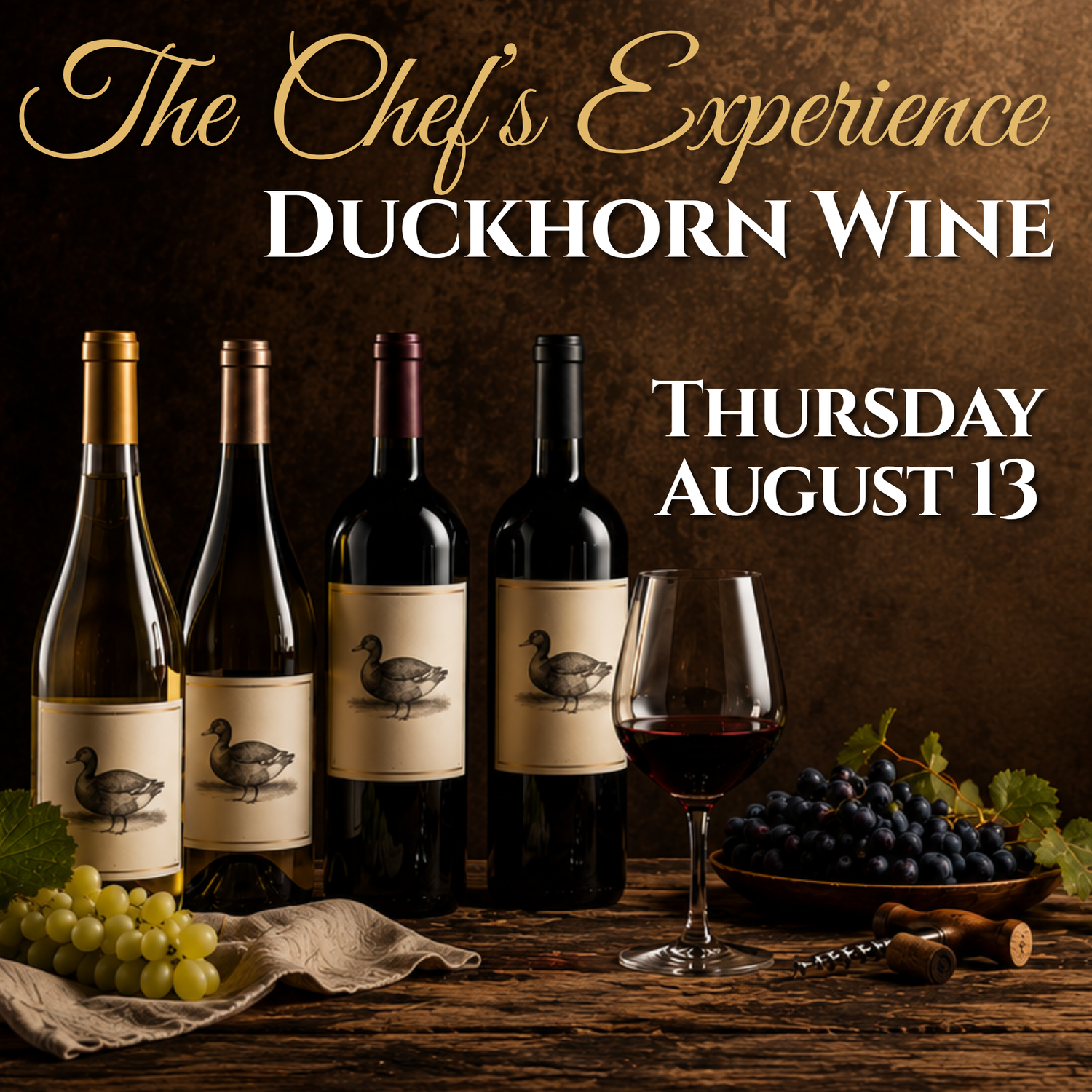 The Chef’s Experience: Duckhorn Wine Pairing Dinner