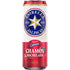 Estrella Jalisco Michelada Chamoy 25oz can with vibrant red and blue label, showcasing the chamoy fruit-flavored beer.