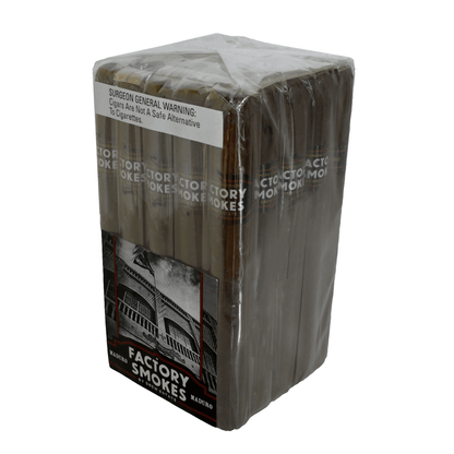 Factory Smokes Maduro Churchill 25ct Bundle - Medium strength cigars with bold, earthy flavors from Drew Estate.