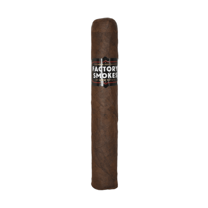 Factory Smokes Maduro Gordito cigar with dark wrapper by Drew Estate.