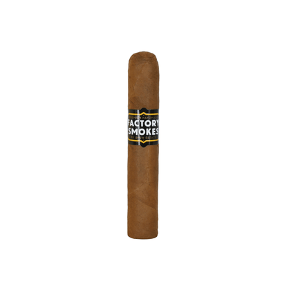 Factory Smokes Shade Robusto cigar, 5x54, Ecuadorian Connecticut wrapper, mild strength, offering creamy, smooth flavors.