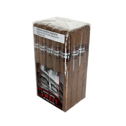 Factory Smokes Sweet Churchill 20ct Bundle with Nicaraguan Habano wrapper, offering mild to medium strength and smooth sweetness.