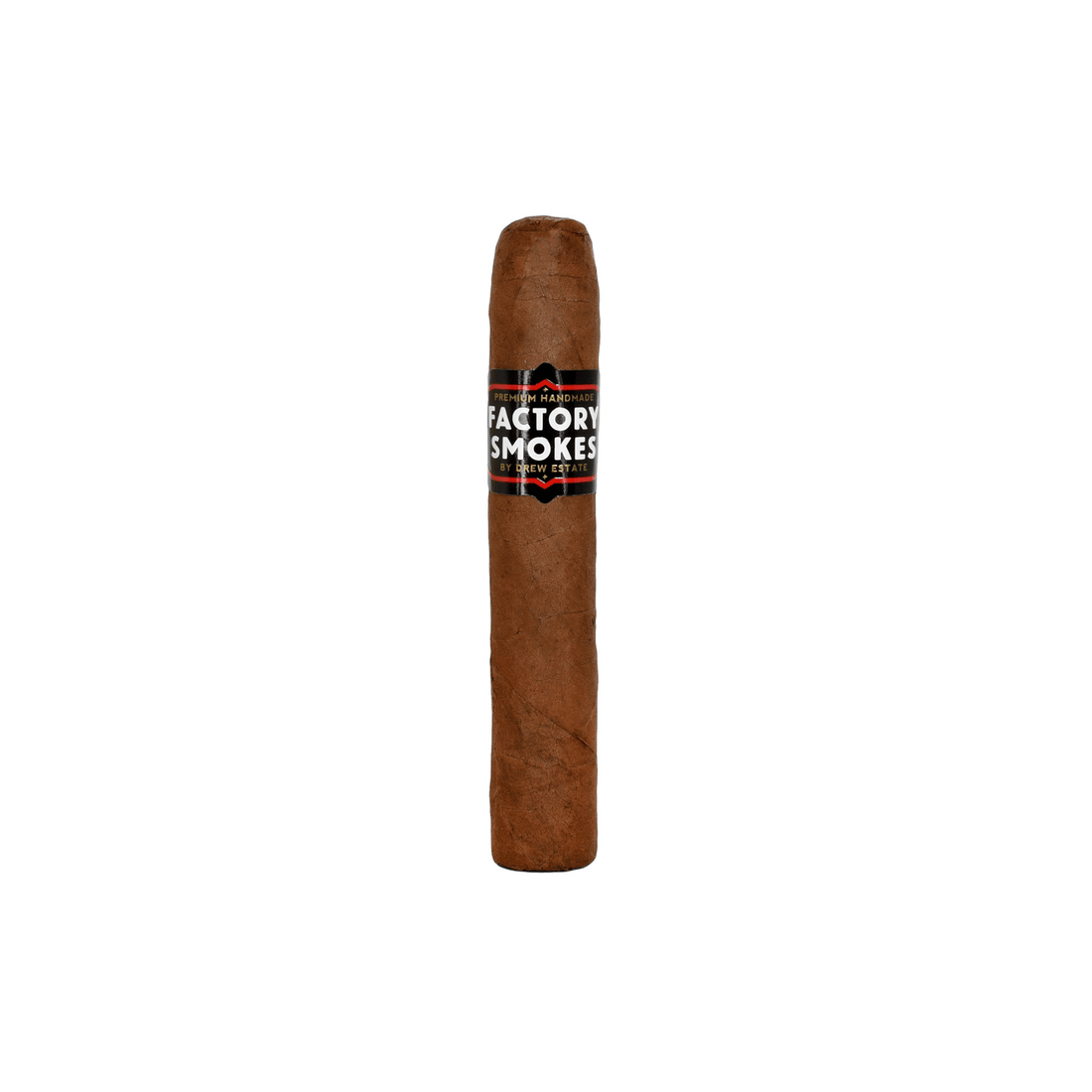 Factory Smokes Sweet Robusto cigar with Habano wrapper, size 5x54, mild-medium strength and sweetened cap.
