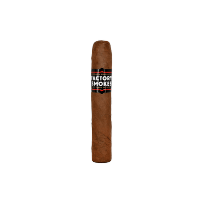 Factory Smokes Sweet Robusto cigar with Habano wrapper, size 5x54, mild-medium strength and sweetened cap.