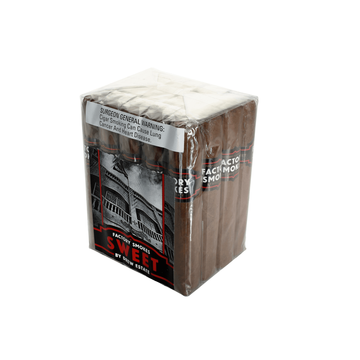 Factory Smokes Sweet Robusto Bundle 20CT cigars with Nicaraguan origin and Habano wrapper, mild to medium strength.