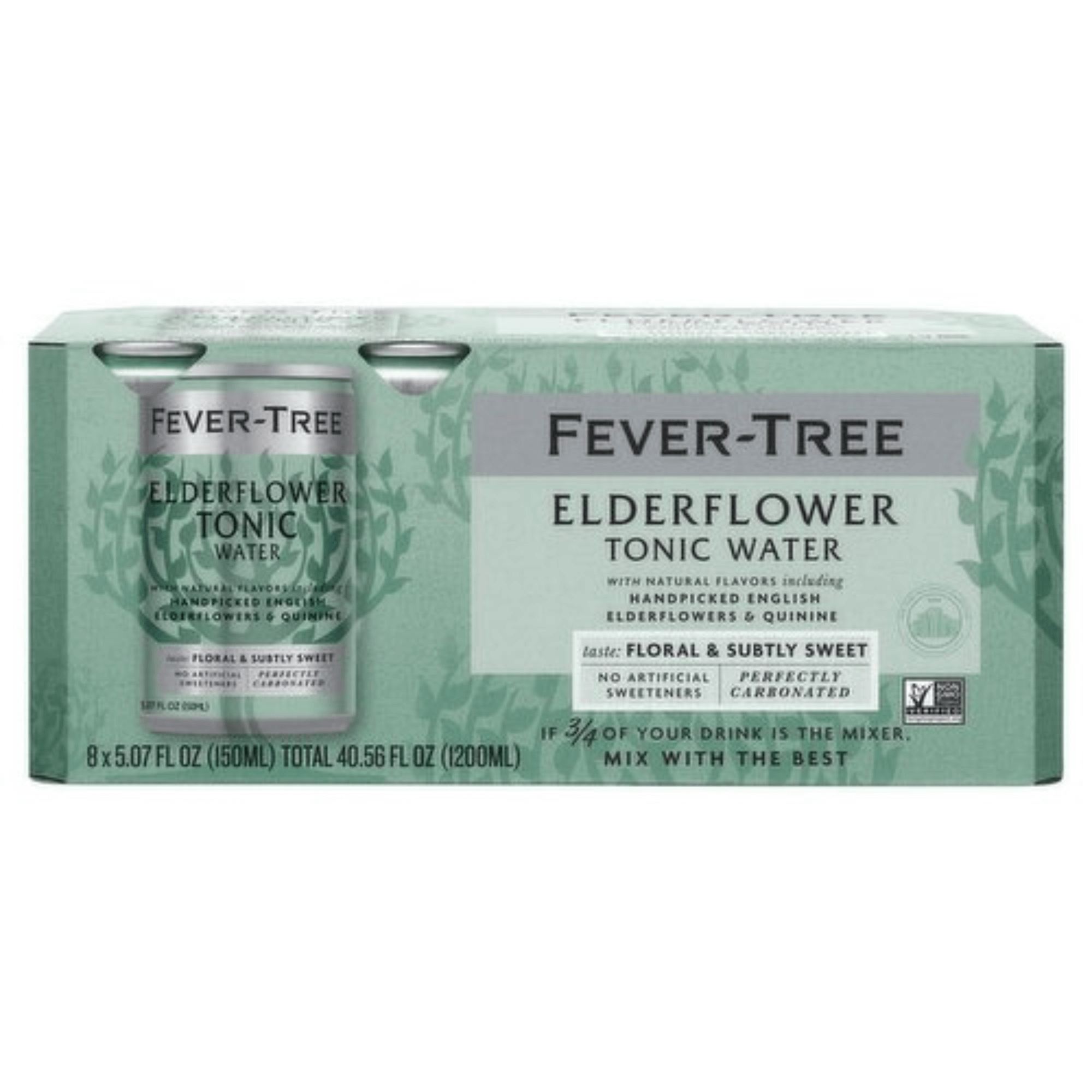 Fever Tree Elderflower Tonic Water 8 Pack | 5.07oz