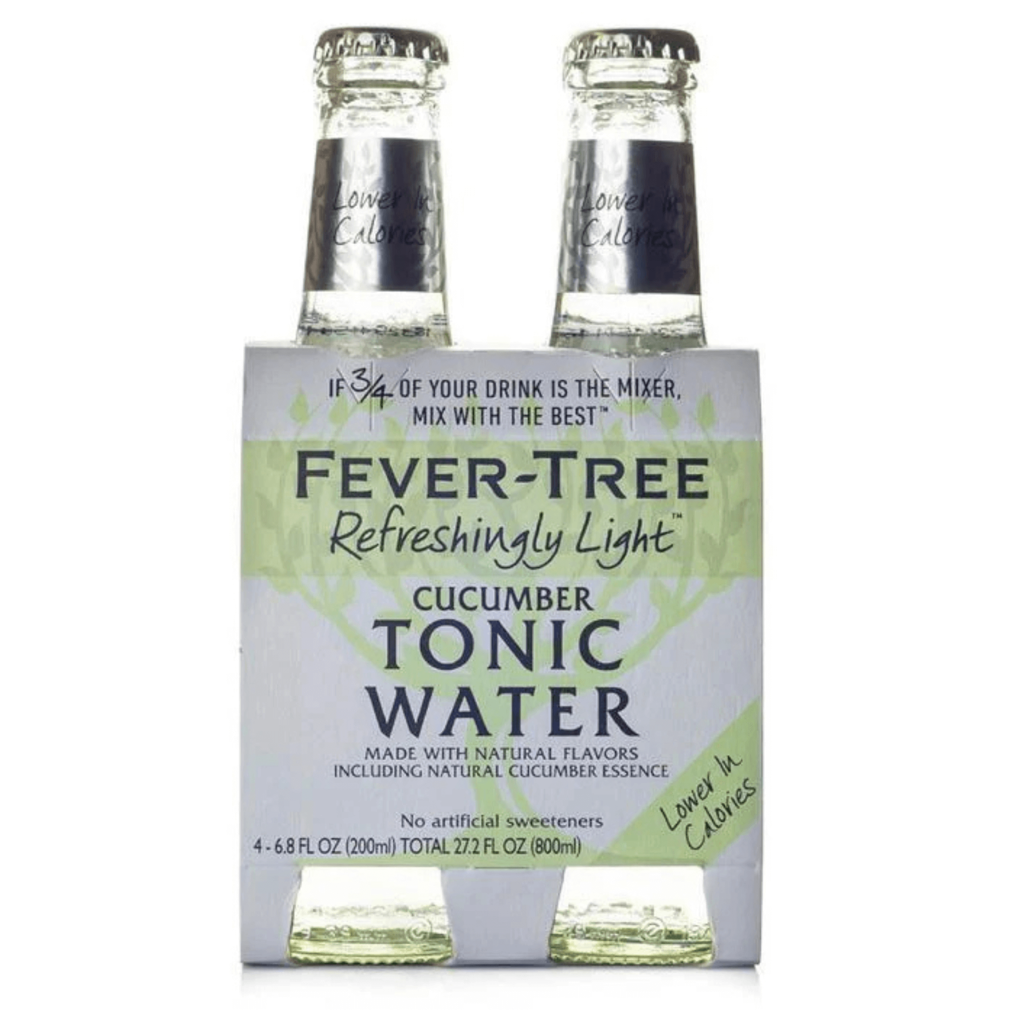 Fever Tree Light Cucumber Tonic Water 4 Pack | 200ml