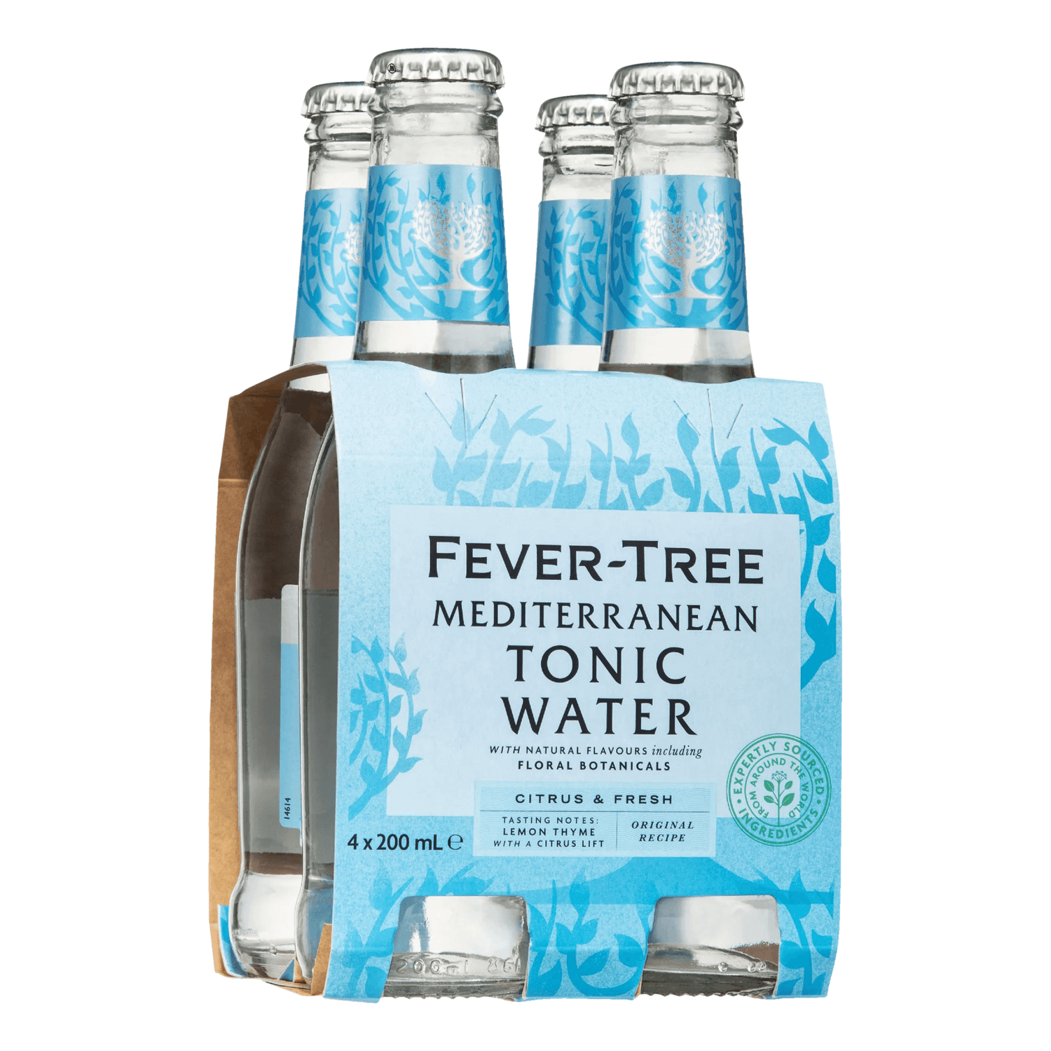 Fever Tree Mediterranean Tonic Water 4 Pack | 200ml