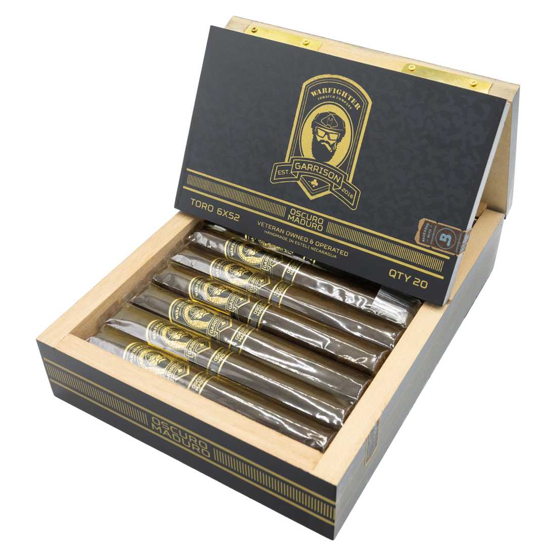 Warfighter Garrison .50 Cal Oscuro Maduro Robusto - image coming soon