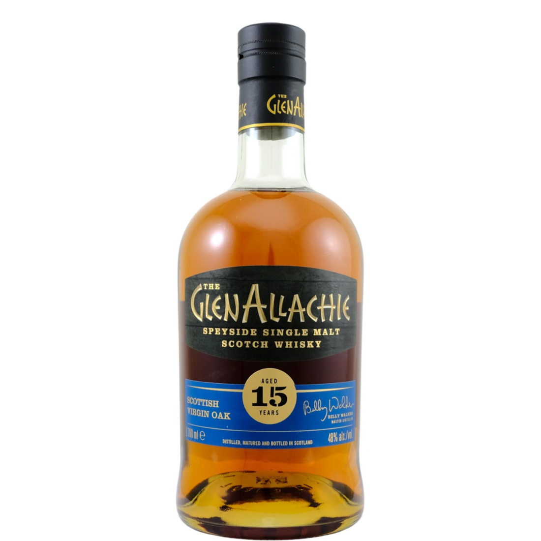 GlenAllachie 15 Year Scottish Oak Finish Single Malt Scotch 700ml