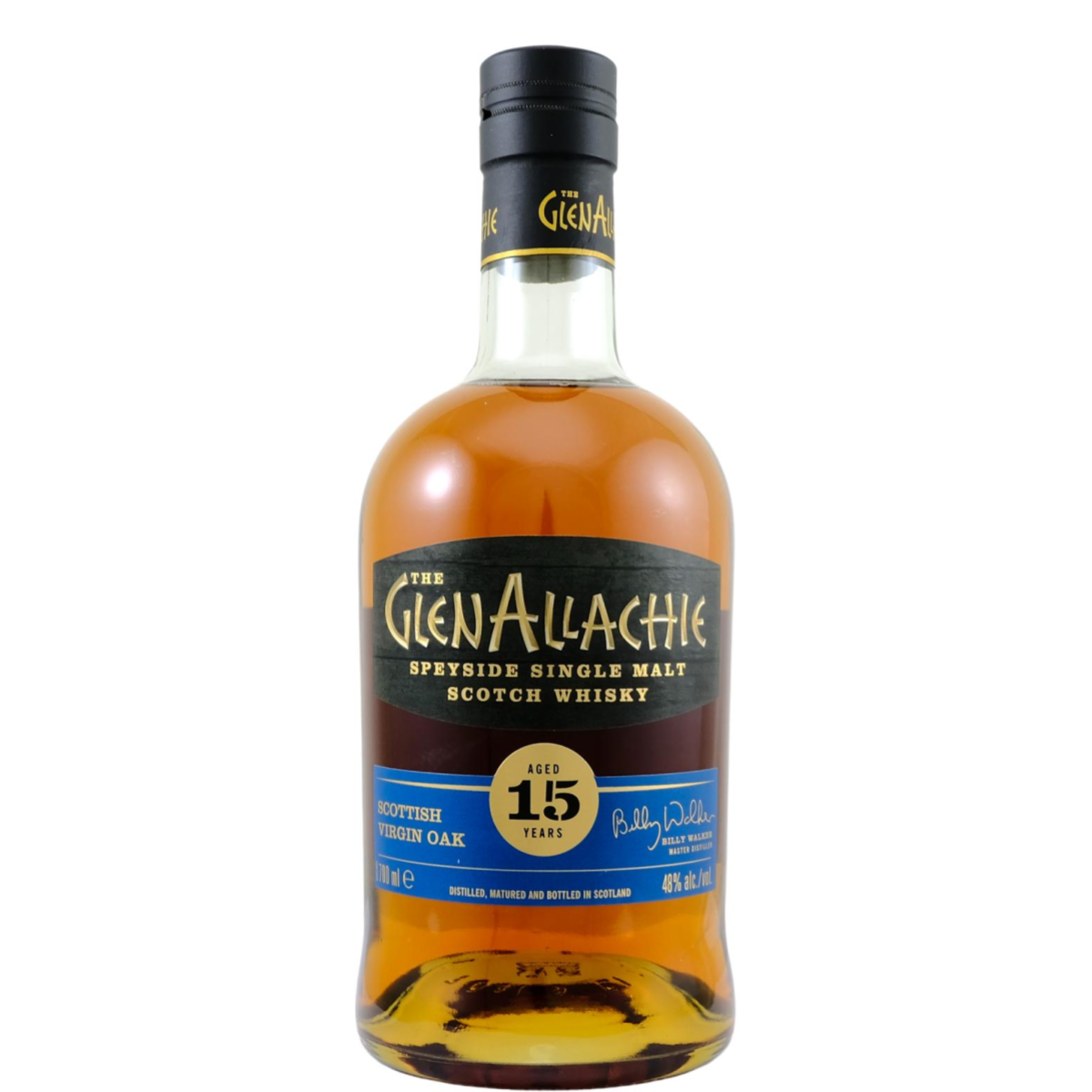 GlenAllachie 15 Year Scottish Oak Finish Single Malt Scotch 700ml