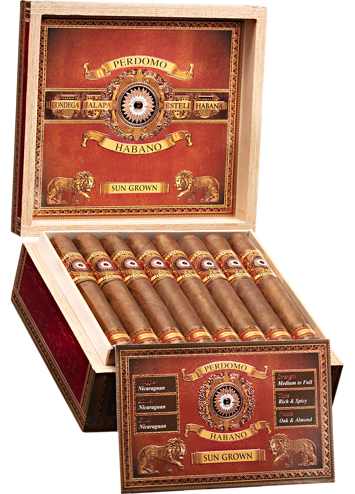 Perdomo Habano BBA Sun Grown Robusto 24ct BOX - Perdomo cigar