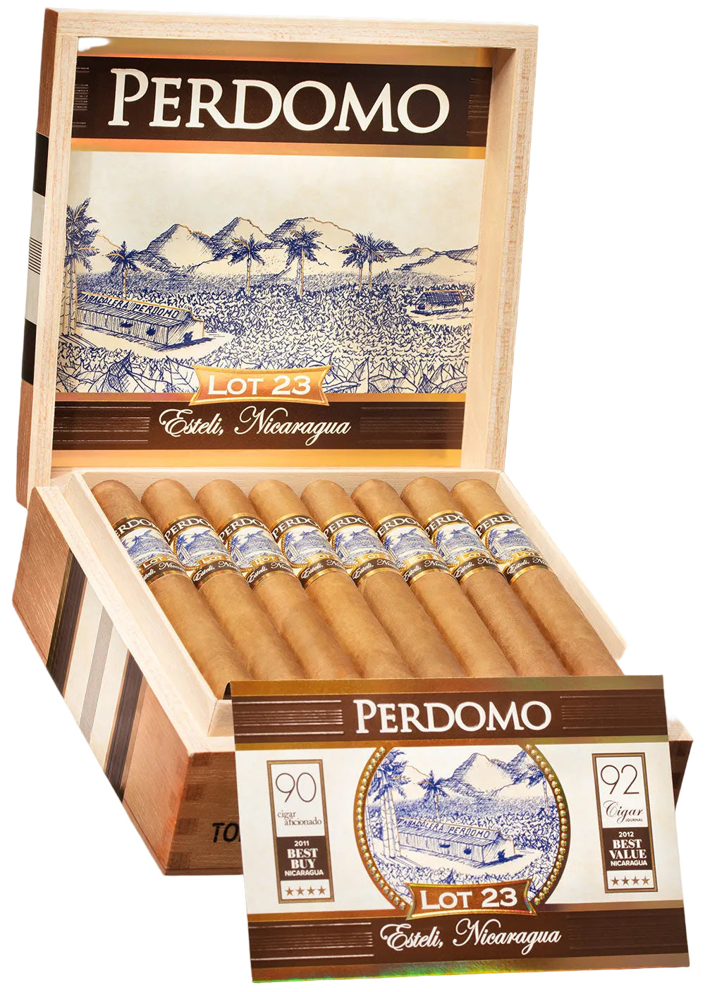 Perdomo Lot 23 Connecticut Churchill 24ct BOX - Perdomo cigar