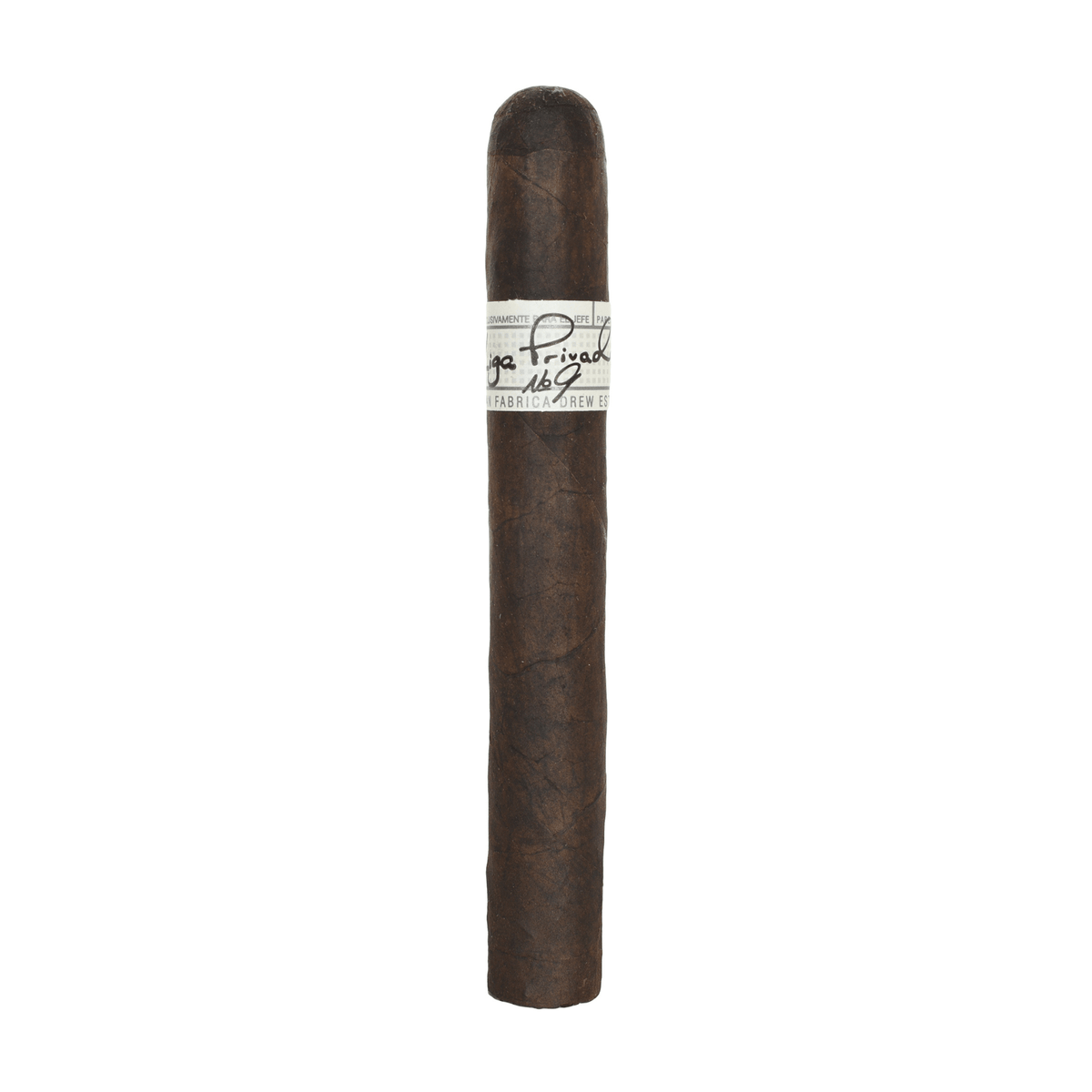Liga Privada No. 9 Toro cigar with Connecticut Broadleaf Oscuro wrapper, known for rich cocoa, espresso, leather, and black pepper flavors.