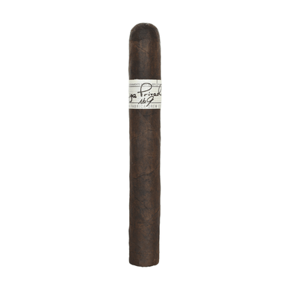 Liga Privada No. 9 Toro cigar with Connecticut Broadleaf Oscuro wrapper, known for rich cocoa, espresso, leather, and black pepper flavors.