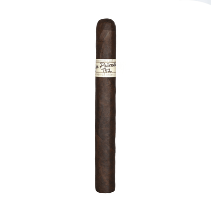 Liga Privada T52 Corona Doble cigar, full-bodied with Connecticut River Valley wrapper, 7x54 size, noted for robust flavor.
