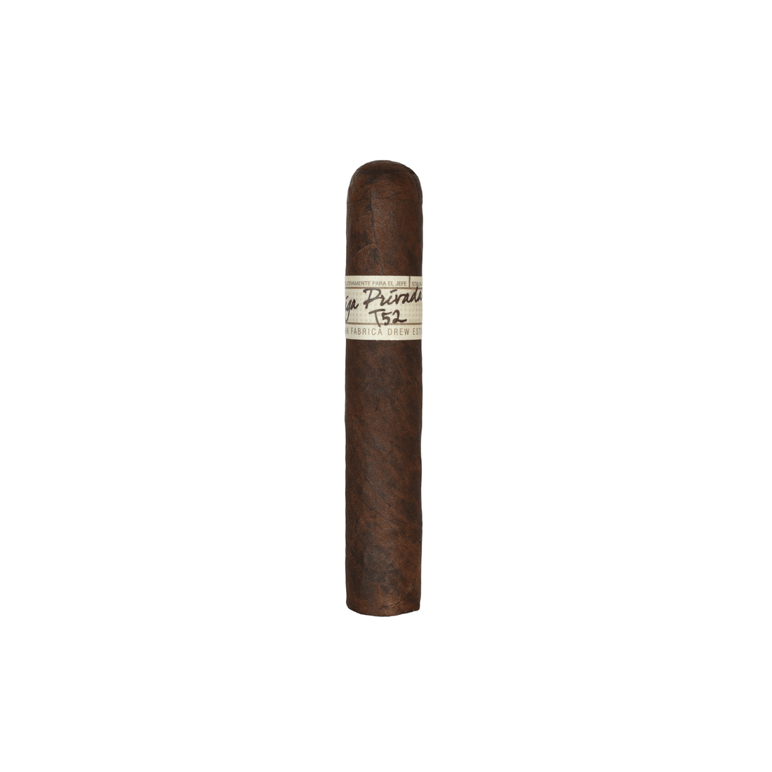 Liga Privada T52 Robusto cigar featuring Connecticut River Valley Habano wrapper, offering flavors of oak, black pepper, and espresso.