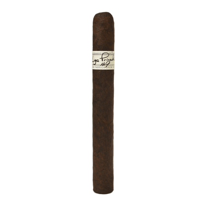 Liga Privada No. 9 Corona Doble cigar with Connecticut Broadleaf Oscuro wrapper, noted for bittersweet chocolate and espresso flavors.